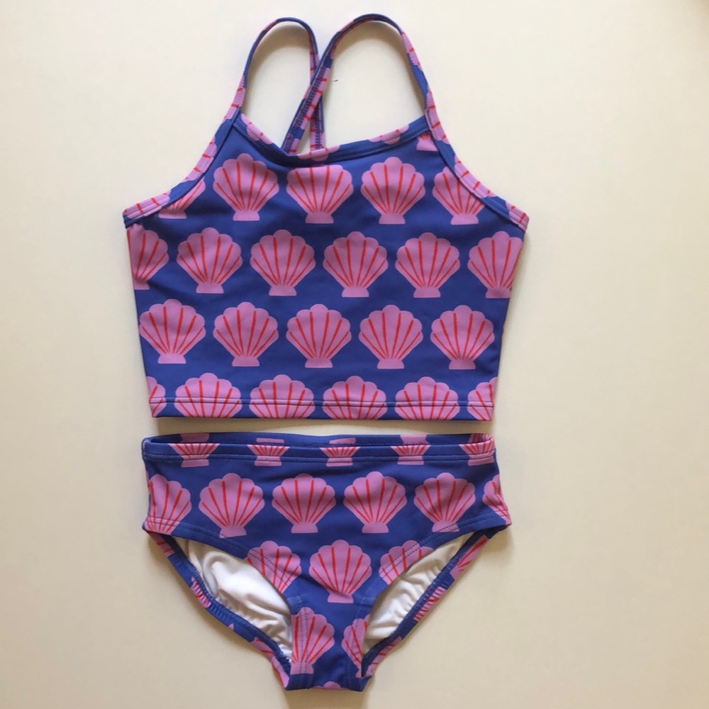 Hanna Andersson Girls Shell Tankini